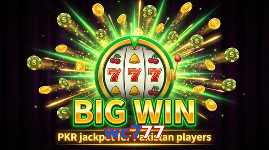 Big win animation on Wc777 slot game